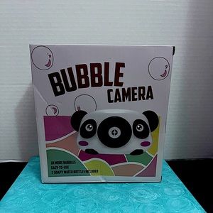 New in Box Lucky Lama Bubble Maker Camera - Panda